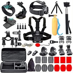 Black Pro GoPro Accessory Kit