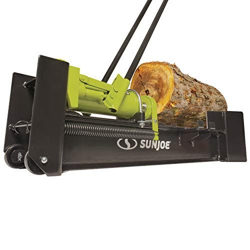 Sun Joe Logger Joe 10-ton Hydraulic Manual Steel Portable Log Splitter