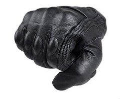 FXC Full Finger Motorcycle Leather Gloves