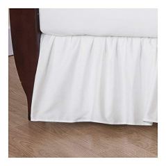 American Baby Company 100% Cotton Percale Ruffled Crib Skirt