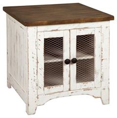 Signature Design by Ashley Wystfield Farmhouse End Table