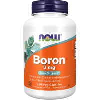 NOW Foods Boron 3 mg (Bororganic Glycine) 250 veg capsules