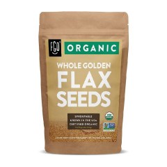 FGOOrganics Whole Golden Flax Seeds