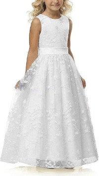 Abaowedding A-Line-Lace-Flower-Girl-Dress