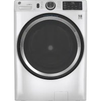 GE 4.8 cu. ft. Smart White Front Load Washer with OdorBlock UltraFresh Vent System