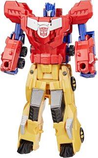 Transformers Crash & Combine Heroes, 3.75-Inch Converting Bumblebee and Optimus Prime