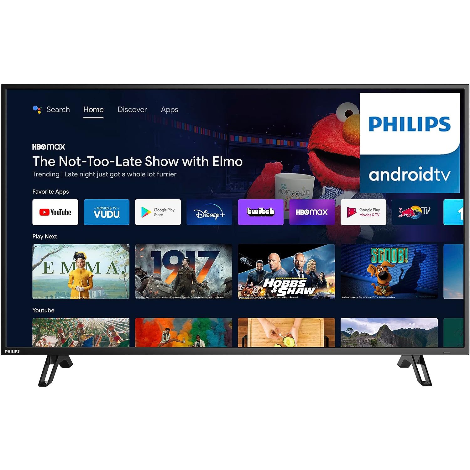 Philips 43-Inch 4K UHD LED Android Smart TV