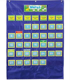 Carson Dellosa Deluxe Calendar Pocket Chart