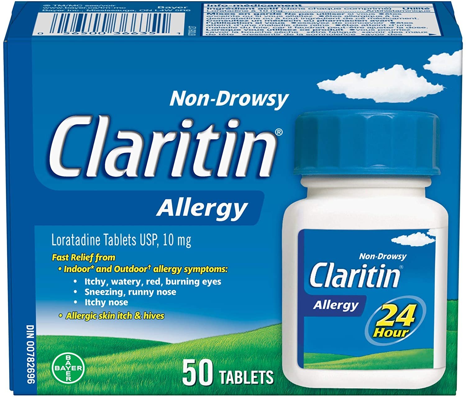 Claritin 10 mg 24 Hour Non-Drowsy Allergy Tablets