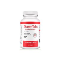 Derm-Tabs Regular Strength Liver Flavored Chewable Tablet Skin & Coat Supplement for Dogs