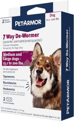 PetArmor 7-Way De-Wormer for Dogs