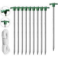 Eurmax Heavy Duty Steel Tent Stakes