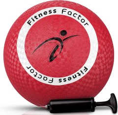 Fitness Factor Playground Dodgeball with Air Pump