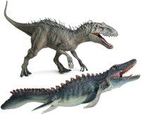 Gemini & Genius 15" Indominus Rex and Mosasaurus