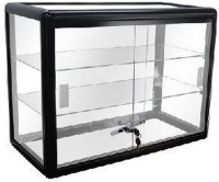Only Gourmet Racks Elegant Table Top Glass Showcase