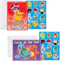 Hallmark Pokémon Valentine's Day Cards and Stickers