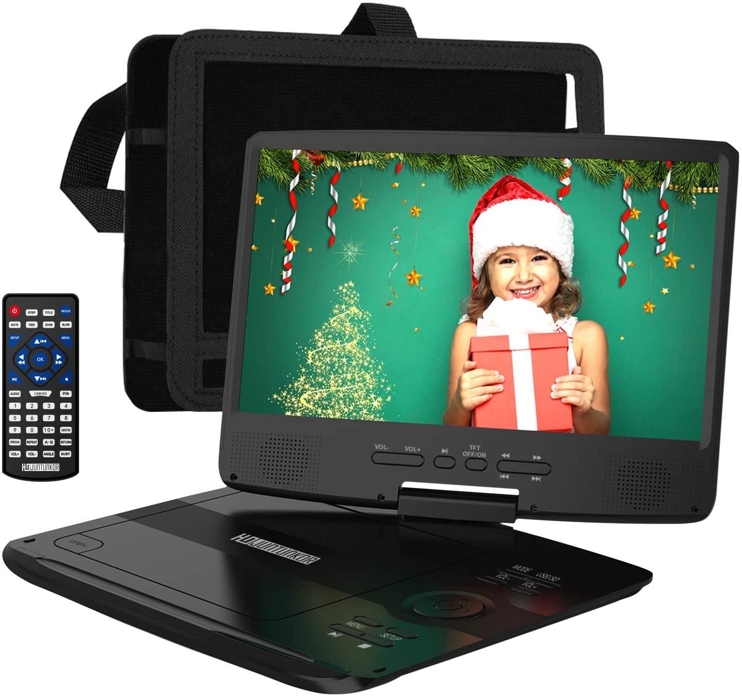 HDJUNTUNKOR 12.5" Portable DVD Player