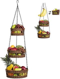 Hygge Penates Hanging Fruit Basket