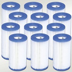 Intex Type A Replacement Filter Cartridge (12 Pack)