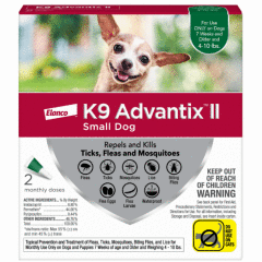 K9 Advantix II Flea, Tick and Mosquito Prevention For Small Dogs Flea, Tick and Mosquito Prevention For Small Dogs