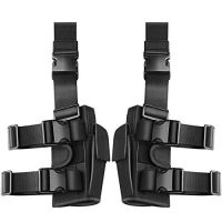aokur Left Hand & Right Hand Adjustable Universal Waterproof Pistol/Gun Drop Puttee Leg Thigh Holster