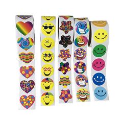 Lemimo Sticker Rolls for Kids, 500 Stickers