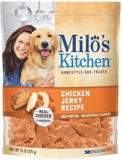 Milo's Kitchen Chicken Jerky Recipe Dog Treats