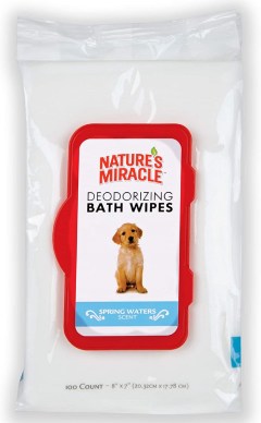 Nature's Miracle Deodorizing Bath Wipes