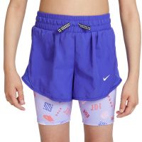 Nike Girls' Dri-FIT Tempo 2-in-1 Mongram Running Shorts