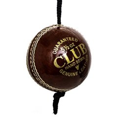 Pro Impact Leather Cricket Ball with Rope