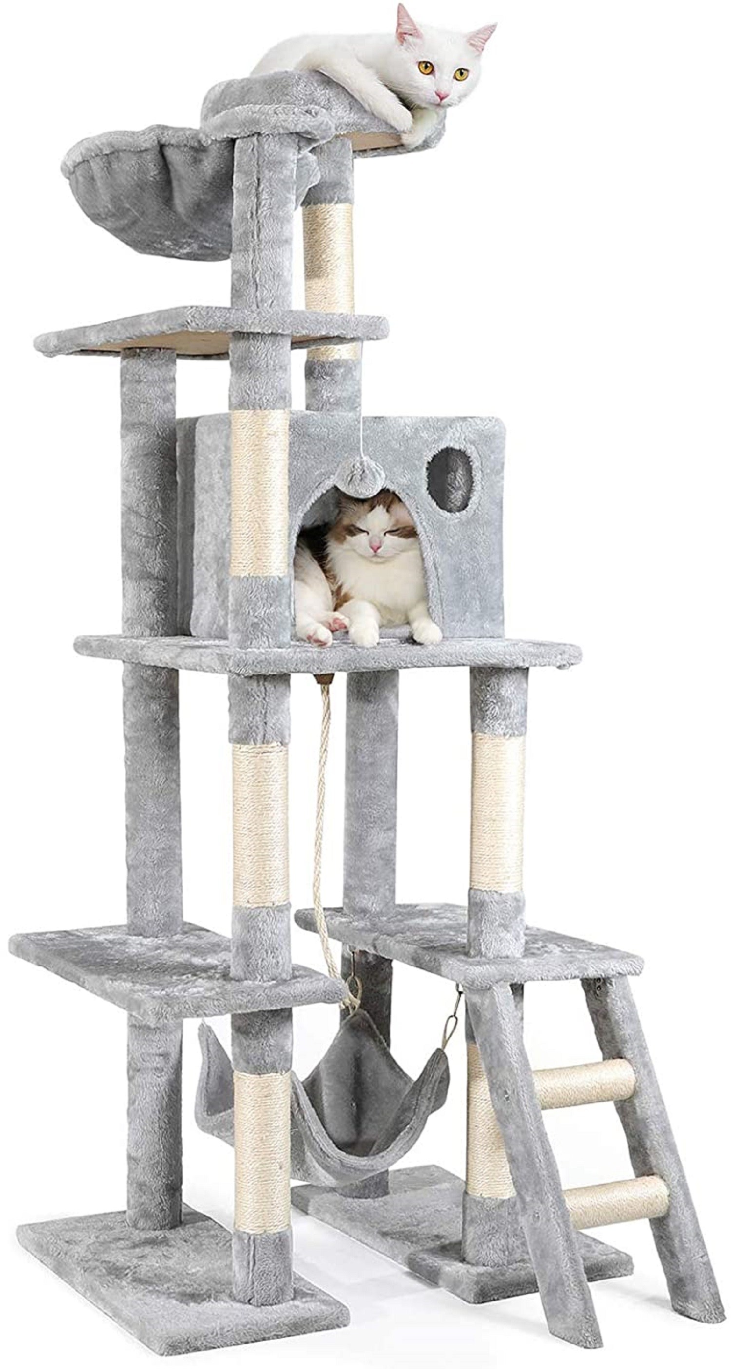 oxgord paws & pals cat tree house