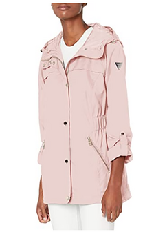 GUESS Women's Adjustable Long Sleeve Anorak Jacket