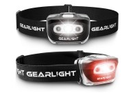 GearLight LED Head Lamp - Pack of 2 Outdoor Flashlight Headlamps w/ Adjustable Headband