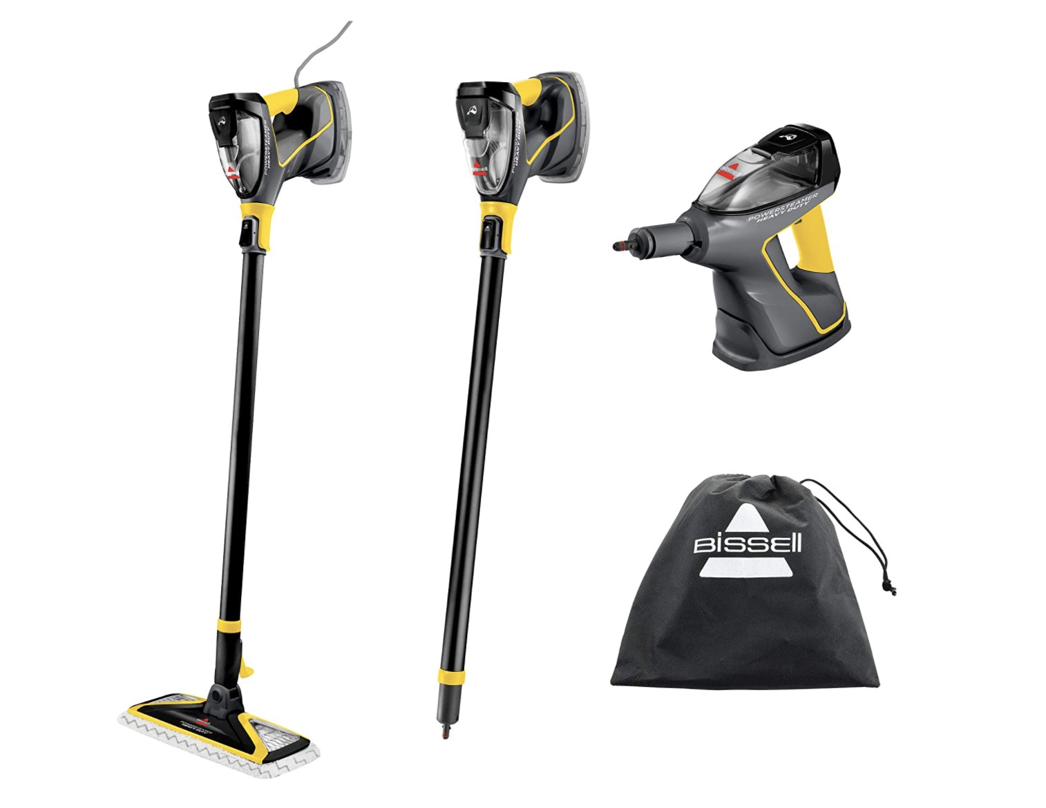 BISSELL Power Steamer Heavy Duty 3-in-1 Steam Mop and Handheld Steamer