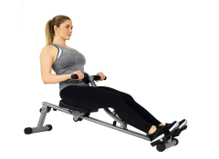 Sunny Health & Fitness Rowing Machine Rower with 12 Level Adjustable Resistance