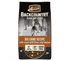 Merrick Backcountry Raw Infused Big Game Recipe