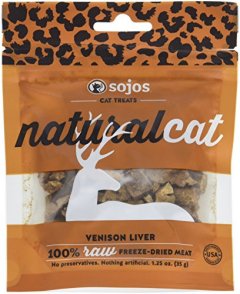 Sojos Natural Cat Venison Liver Treats