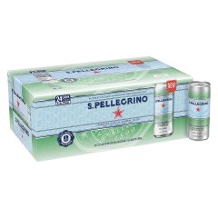 San Pellegrino S. Pellegrino Sparkling Mineral Water, 24 Cans