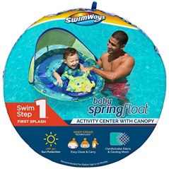 SwimWays Baby Spring Float Activity Center with Canopy