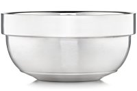 Justice Shaving Company Dual Layer Stainless Steel Shave Bowl