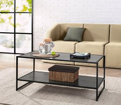 Zinus Modern Studio Collection Deluxe Rectangular Coffee Table